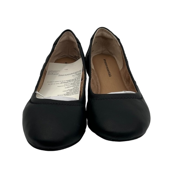 NWT Amazon Essentials Black Ballet Flats Size 8 Women’s - Picture 3 of 9